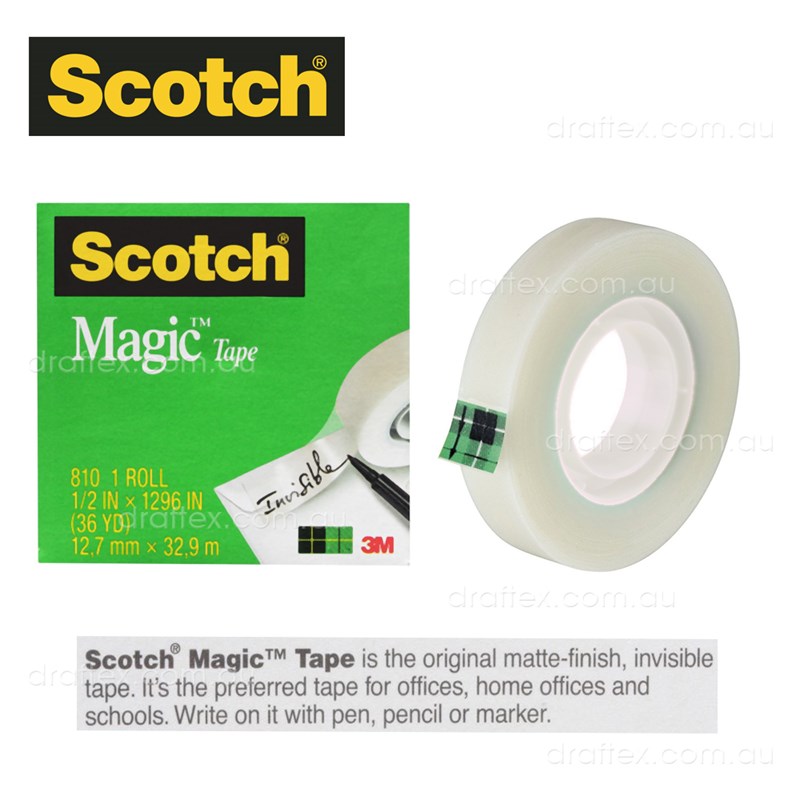 81012Bx Scotch Magic Tape 12Mm X 33M Box