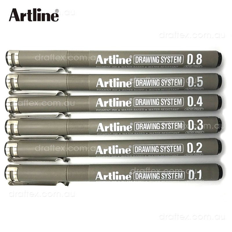 230Ds Artline Drawing System Pens