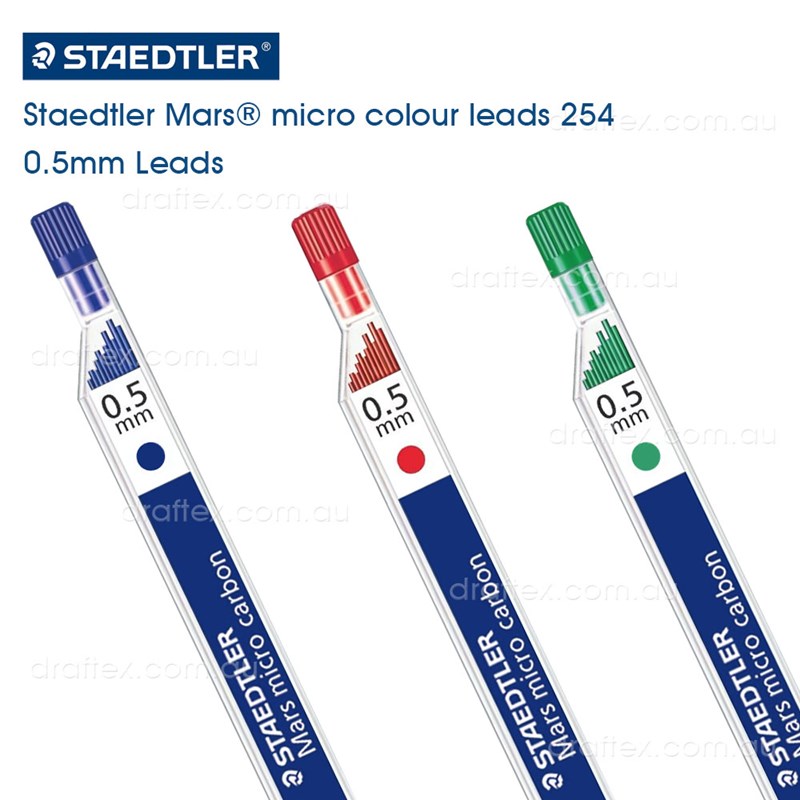 254 Staedtler Mars Micro 05Mm Colour Leads For Mechanical Pencils
