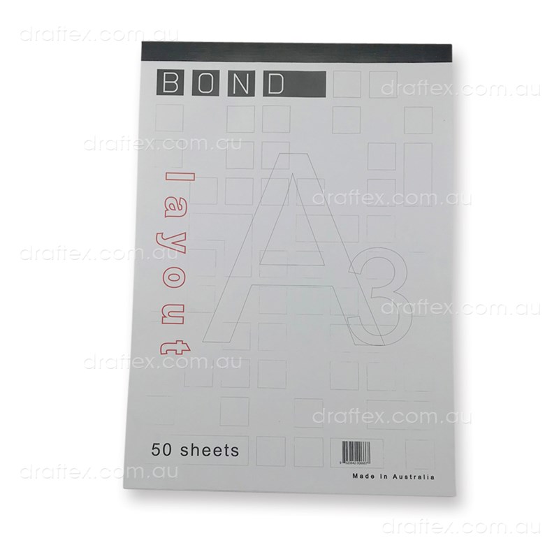 Bondpada3 Bond Paper Layout Pad A3 50 Sheets