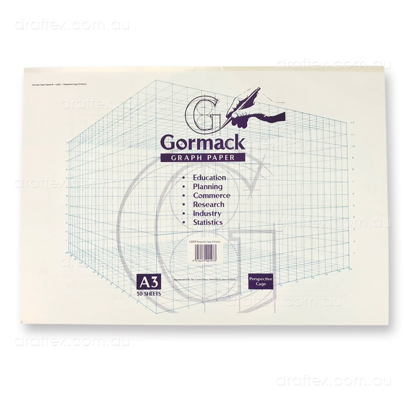 graph paper pad a3 perspective printing grid paper