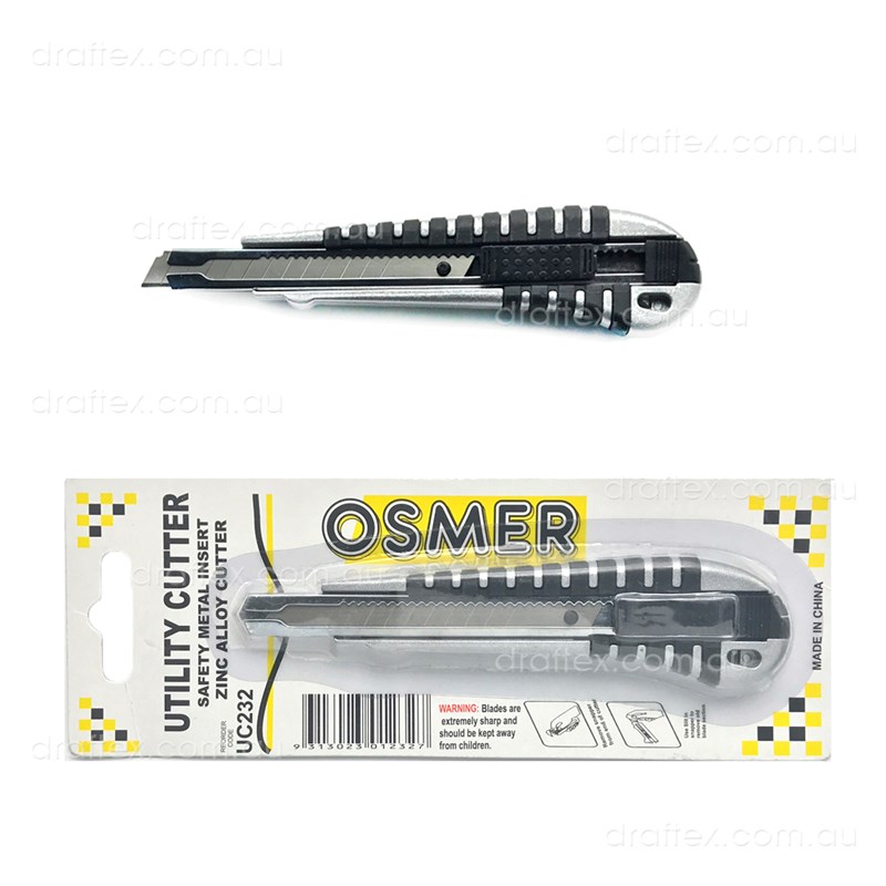 Oscuta Osmer Small Snap Off Blade Cutter Zinc Hand