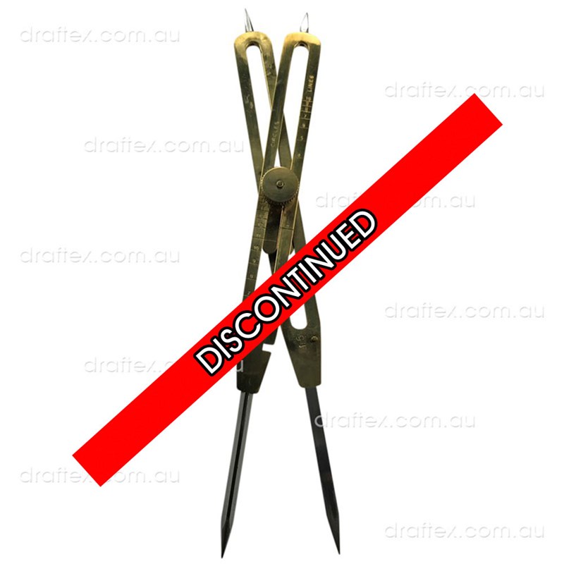 Pd2 Isomars Proportional Divider Brass With Steel Points 200Mm
