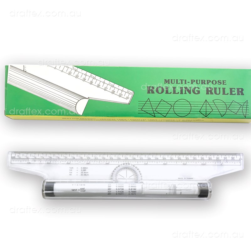 Rr30 Draftex Rolling Ruler 30Cm