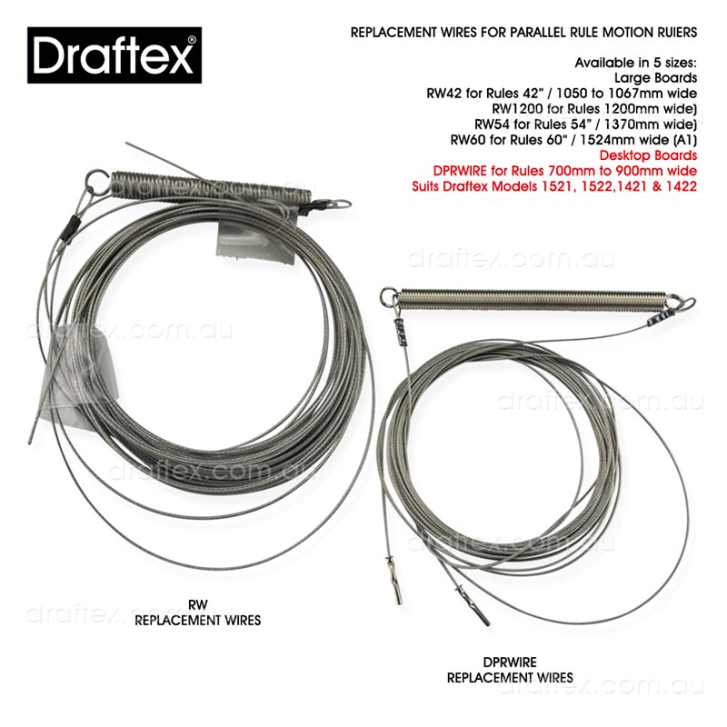 Rwxx And Dprwire Replacement Wires For Parallel Motion Rules Available In 5 Sizes